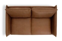 Habitat Moore Leather 2 Seater Sofa - Tan -Habitat Furni Sales 1173778 R Z004A