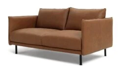 Habitat Moore Leather 2 Seater Sofa - Tan -Habitat Furni Sales 1173778 R Z005A