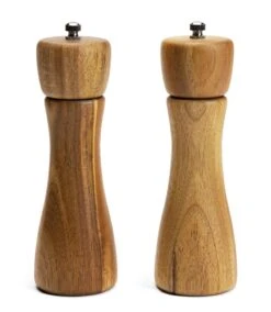 Habitat Global Wooden Salt And Pepper Grinder - Natural