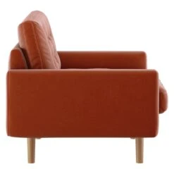 Habitat Fenner Velvet Accent Chair - Orange -Habitat Furni Sales 1181368 R Z004A