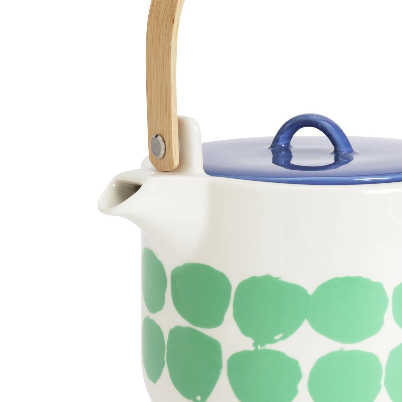 Habitat Abstract Stoneware Teapot - Green and Blue Habitat Abstract Stoneware Teapot - Green And Blue -Habitat Furni Sales 1181478 R Z004A