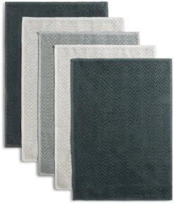 Habitat Zig Zag Terry Pack Of 5 Tea Towels 4 Habitat Zig Zag Terry Pack Of 5 Tea Towels -Habitat Furni Sales 1185182 R Z004A