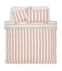 Habitat Summer Haze Stripe Pink Bedding Set - Single -Habitat Furni Sales 1230147 R Z002A