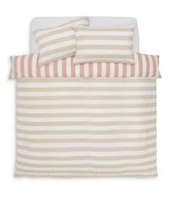 Habitat Summer Haze Stripe Pink Bedding Set - Single -Habitat Furni Sales 1230147 R Z004A