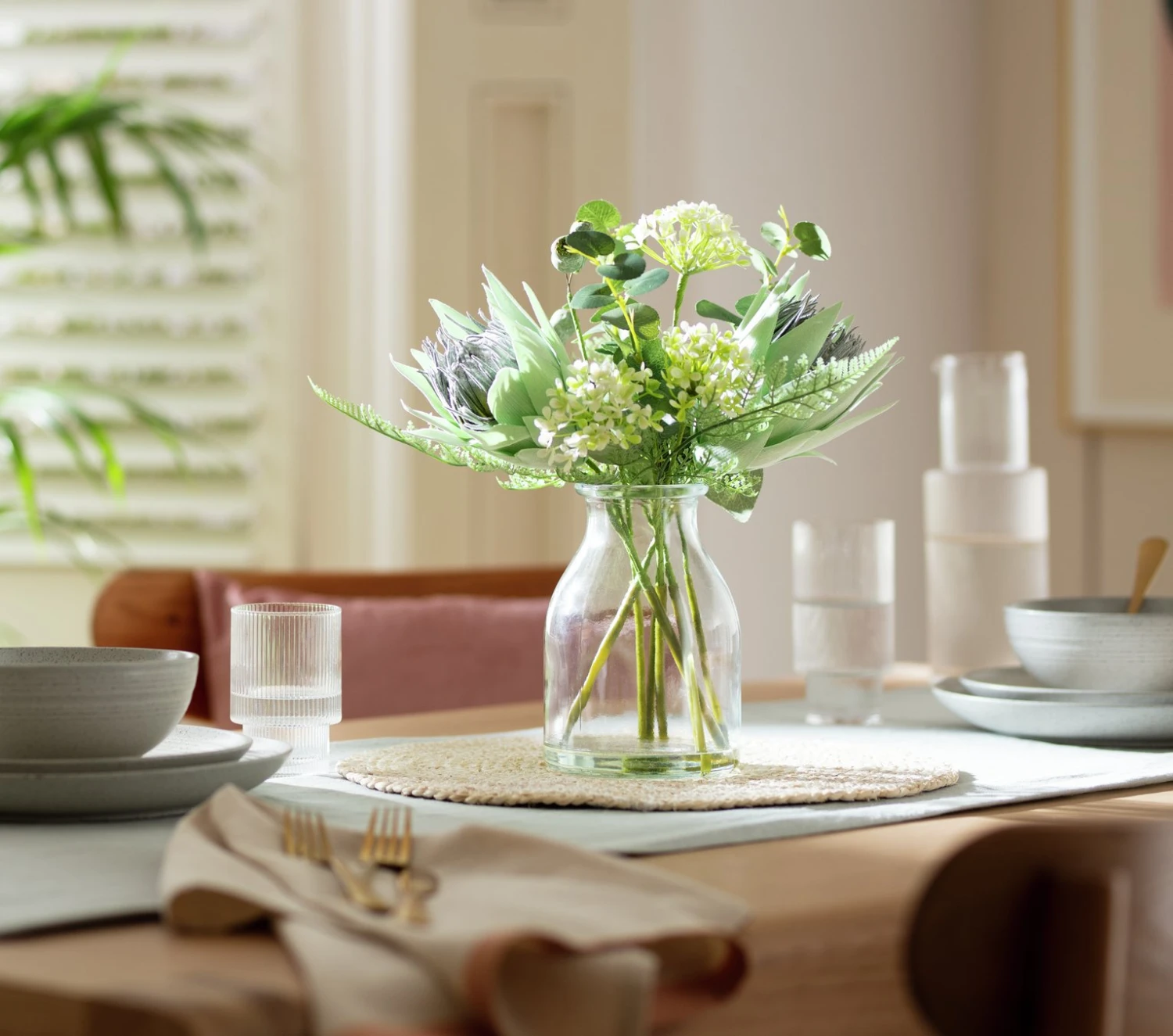 Habitat Artificial Faux Floral Protea Habitat Artificial Faux Floral Protea -Habitat Furni Sales 1230336 R Z001C