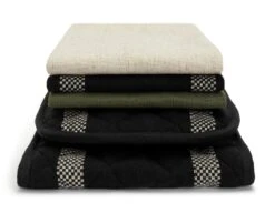 Habitat Woven Check And Stripe Textile Set -Habitat Furni Sales 1232657 R Z002A