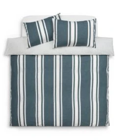 Habitat Cotton Coastal Stripe Blue Bedding Set - Single 2 Habitat Cotton Coastal Stripe Blue Bedding Set - Single -Habitat Furni Sales 1232884 R Z002A