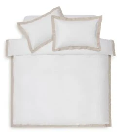 Habitat Cotton 180 TC Oxford Edge White Bedding Set- Double -Habitat Furni Sales 1232956 R Z002A
