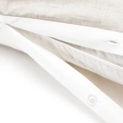 Habitat Cotton 180 TC Oxford Edge White Bedding Set- Double -Habitat Furni Sales 1232956 R Z004A
