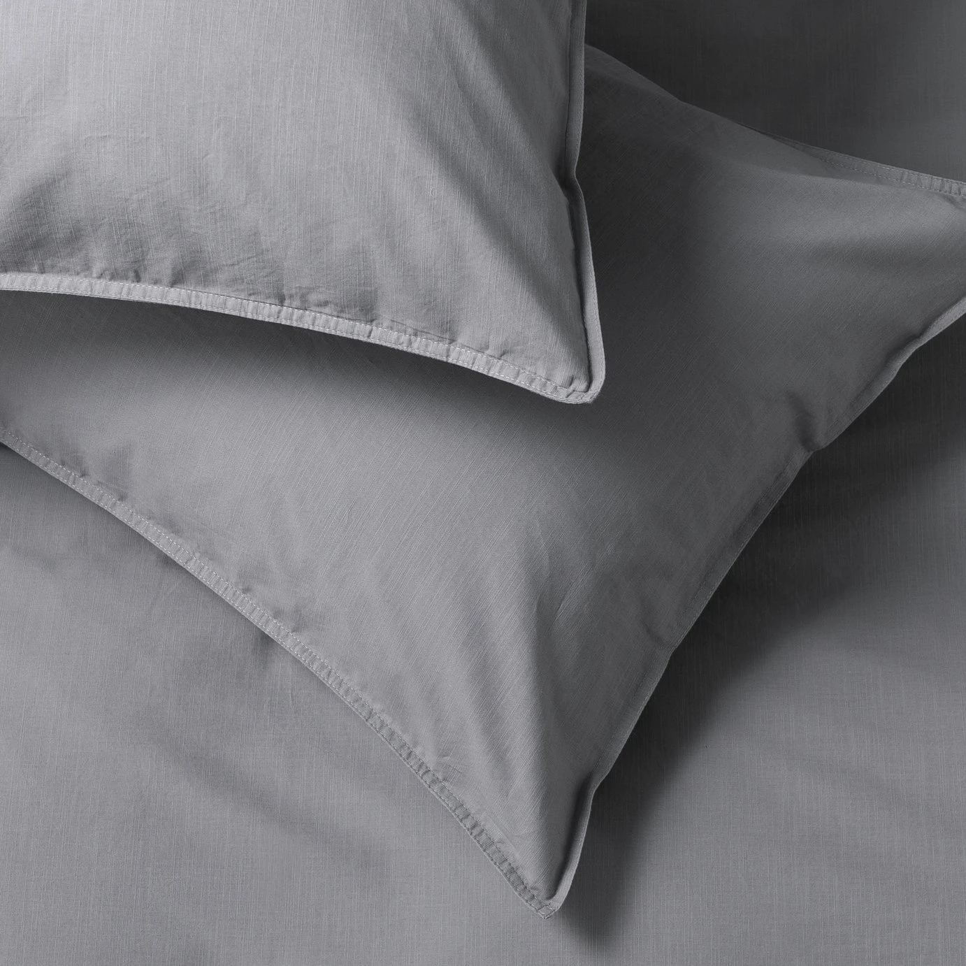 Habitat Cotton 180TC Linen Look Grey Bedding Set - Single Habitat Cotton 180TC Linen Look Grey Bedding Set - Single -Habitat Furni Sales 1233144 R Z003A