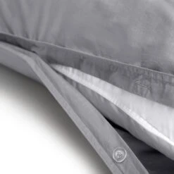 Habitat Cotton 180TC Linen Look Grey Bedding Set - Single 4 Habitat Cotton 180TC Linen Look Grey Bedding Set - Single -Habitat Furni Sales 1233144 R Z004A