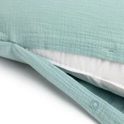 Habitat Cotton 200TC Muslin Green Bedding Set - Double -Habitat Furni Sales 1233319 R Z004A