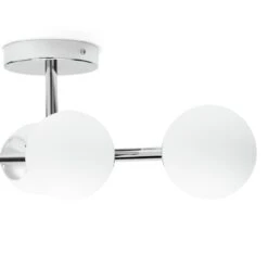 Habitat Metal 4 Light Bathroom Flush Ceiling Light - Chrome -Habitat Furni Sales 1233807 R Z002A