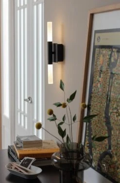 Habitat Metal 2 Light LED Bathroom Wall Light - Black -Habitat Furni Sales 1233876 R Z003C