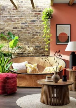 Habitat Geo Tufted Cushion - Yellow & White - 60x30cm -Habitat Furni Sales 1240209 R Z005C