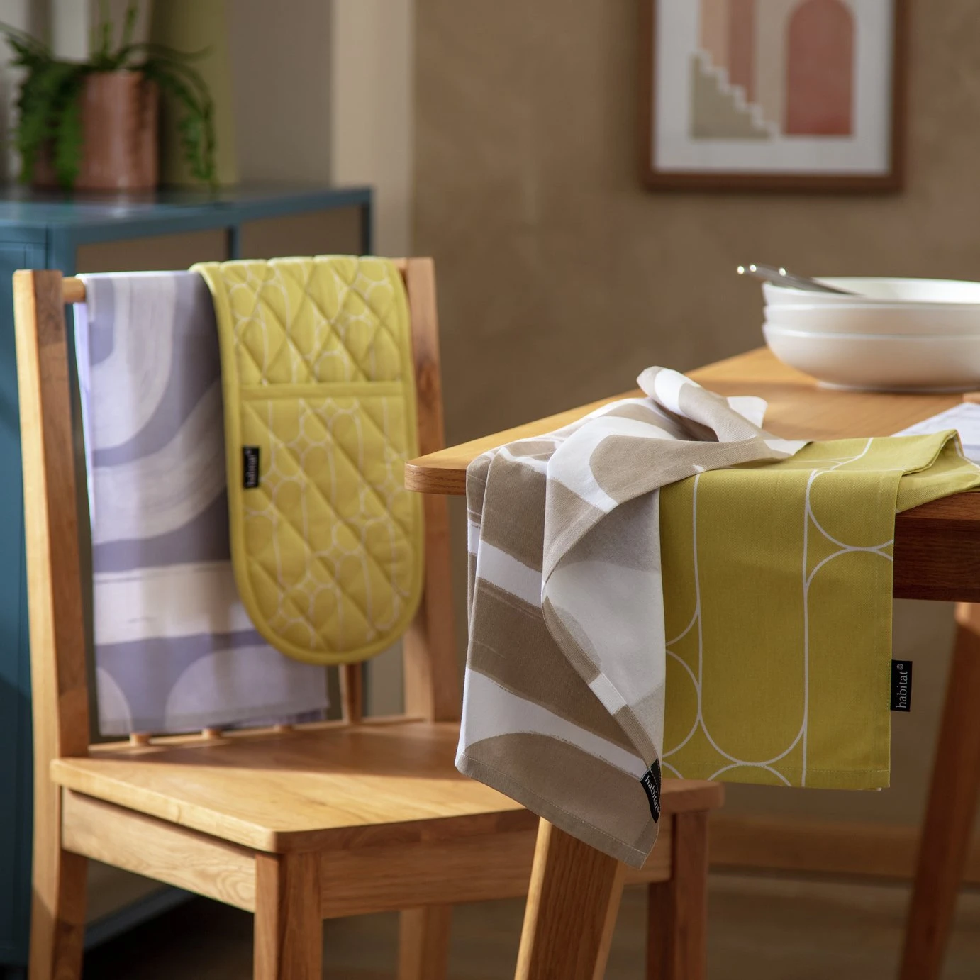 Habitat Brushstroke Textile Set Habitat Brushstroke Textile Set -Habitat Furni Sales 1240917 R Z001C