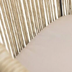 Habitat Malta 4 Seater Rattan Effect Garden Bar Set -Natural -Habitat Furni Sales 1242245 R Z007A