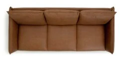 Habitat Moore Leather 4 Seater Sofa - Tan -Habitat Furni Sales 1247941 R Z005A