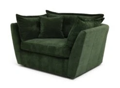Habitat Jacques Velvet Cuddle Chair - Moss Green -Habitat Furni Sales 1252826 R Z002A
