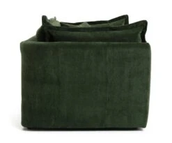 Habitat Jacques Velvet Cuddle Chair - Moss Green -Habitat Furni Sales 1252826 R Z004A