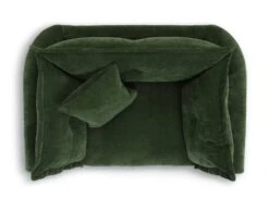 Habitat Jacques Velvet Cuddle Chair - Moss Green -Habitat Furni Sales 1252826 R Z005A