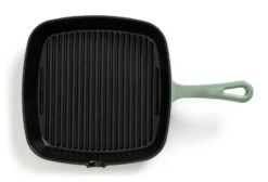Habitat 23cm Cast Iron Griddle Pan - Sage Green -Habitat Furni Sales 1258404 R Z005A