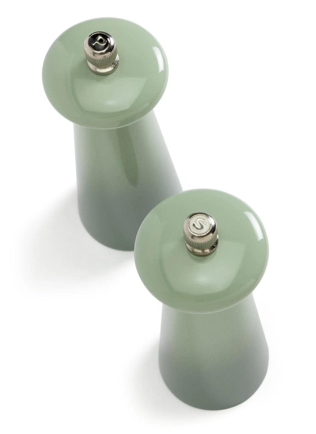 Habitat Herbalist Salt & Pepper Mill Set - Green Habitat Herbalist Salt & Pepper Mill Set - Green -Habitat Furni Sales 1258545 R Z003A