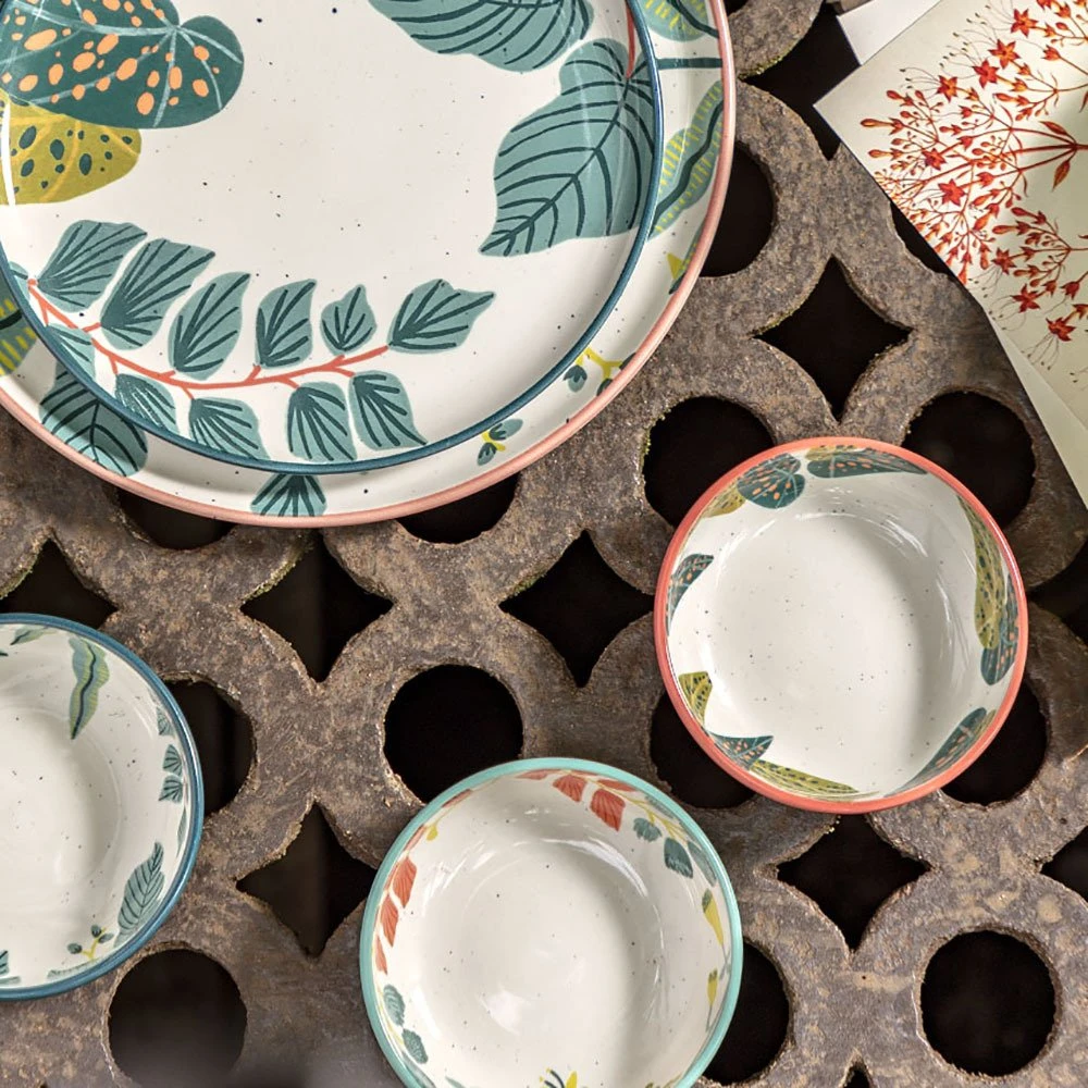 Habitat x Kew Set of 2 Ceramic Dinner Plates Habitat X Kew Set Of 2 Ceramic Dinner Plates -Habitat Furni Sales 1300565 R Z003C