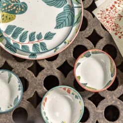 Habitat X Kew Set Of 2 Ceramic Side Plate 6 Habitat X Kew Set Of 2 Ceramic Side Plate -Habitat Furni Sales 1300572 R Z003C