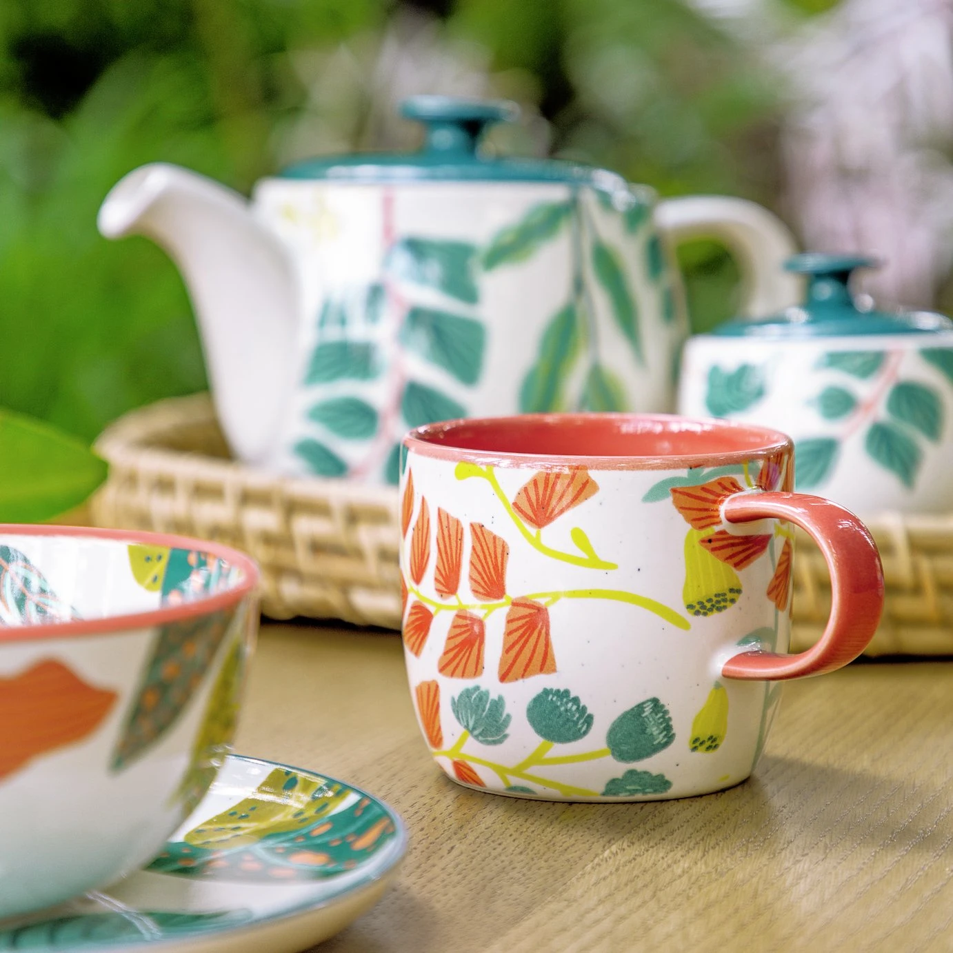 Habitat x Kew Set of 2 Ceramic Mugs Habitat X Kew Set Of 2 Ceramic Mugs -Habitat Furni Sales 1300637 R Z003C