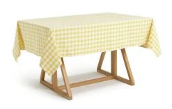 Habitat Checked Table Cloth - Yellow -Habitat Furni Sales 1307379 R Z002A