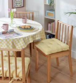 Habitat Pack Of 2 Woven Cushion Seat - Yellow -Habitat Furni Sales 1307386 R Z001C