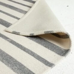 Habitat Grey Stripe Outdoor Rug 4 Habitat Grey Stripe Outdoor Rug -Habitat Furni Sales 1340367 R Z003C