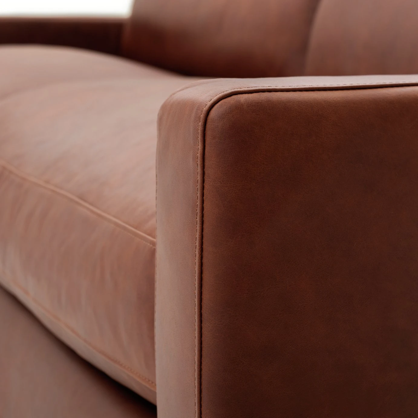 Habitat Chester Leather 3 Seater Sofa - Dark Feet - Tan Habitat Chester Leather 3 Seater Sofa - Dark Feet - Tan -Habitat Furni Sales 1345616 R Z007A