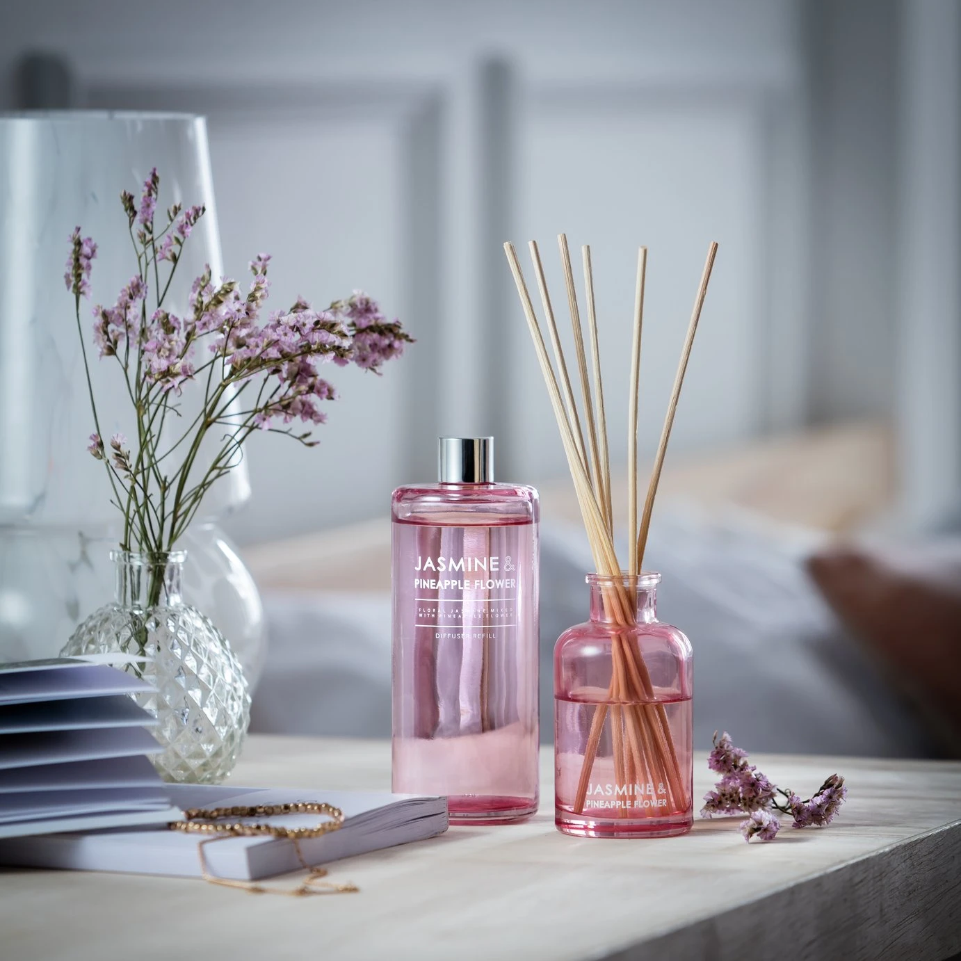 Habitat Diffuser & Refill Set - Jasmine & Pineapple Flower Habitat Diffuser & Refill Set - Jasmine & Pineapple Flower -Habitat Furni Sales 1347841 R Z001C