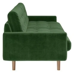 Habitat Fenner Velvet 3 Seater Sofa - Moss Green -Habitat Furni Sales 1350443 R Z004A