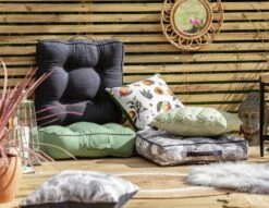 Habitat Grey Floor Cushion -Habitat Furni Sales 1353608 R Z003A