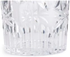 Habitat Palm Design Transparent Tumbler - Pack Of 4 -Habitat Furni Sales 1400056 R Z003A