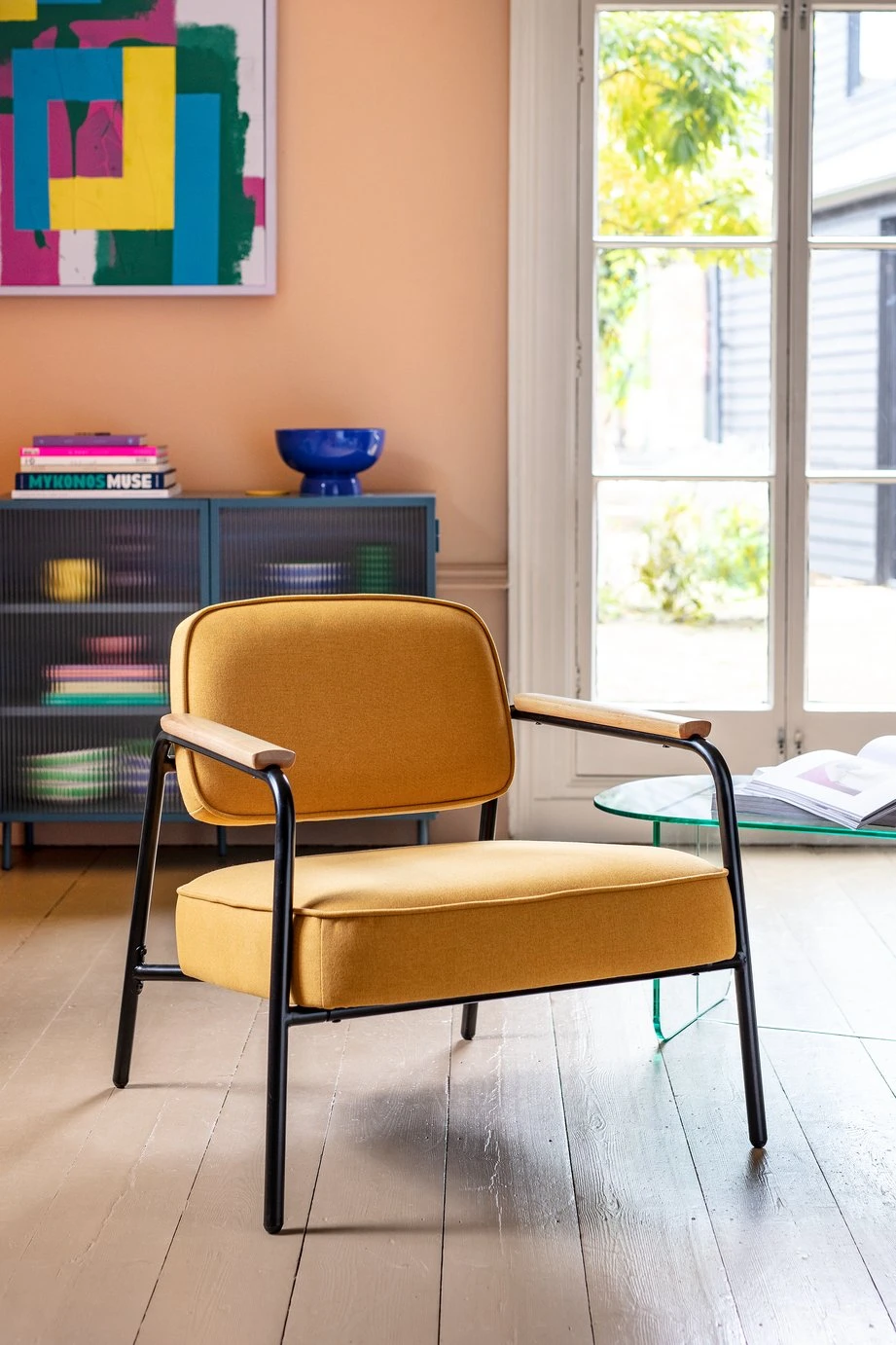 Habitat Jesper Fabric Accent Chair - Yellow Habitat Jesper Fabric Accent Chair - Yellow -Habitat Furni Sales 1402047 R Z002C