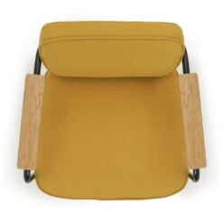 Habitat Jesper Fabric Accent Chair - Yellow 7 Habitat Jesper Fabric Accent Chair - Yellow -Habitat Furni Sales 1402047 R Z005A