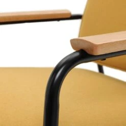 Habitat Jesper Fabric Accent Chair - Yellow 8 Habitat Jesper Fabric Accent Chair - Yellow -Habitat Furni Sales 1402047 R Z007A