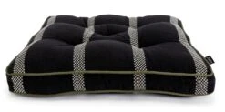 Habitat Woven Stripe Pack Of 2 Seat Cushion - Black -Habitat Furni Sales 1402353 R Z002A