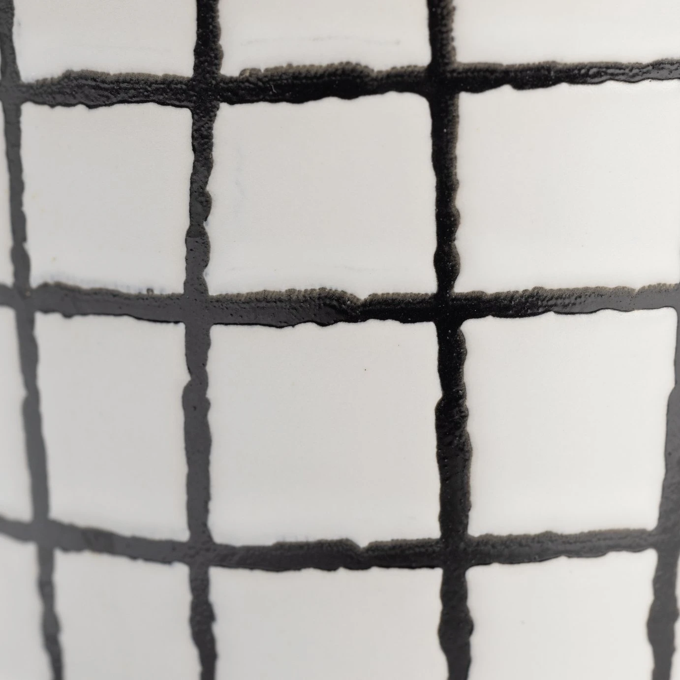 Habitat Grid Set of 4 Mugs - White Habitat Grid Set Of 4 Mugs - White -Habitat Furni Sales 1402944 R B001