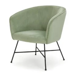 Habitat Jax Metal Accent Chair - Mint Green -Habitat Furni Sales 1403950 R Z002A