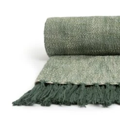 Habitat Recycled Throw - Green - 125x150cm -Habitat Furni Sales 1406775 R Z002A