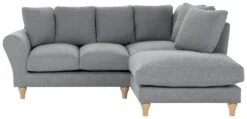 Habitat Carrie Fabric Right Hand Corner Chaise Sofa - Grey -Habitat Furni Sales 1486355 R Z003A