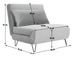 Habitat Roni Single Velvet Chairbed - Mint Green -Habitat Furni Sales 1938669 R E001