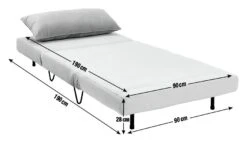 Habitat Roni Single Velvet Chairbed - Mint Green -Habitat Furni Sales 1938669 R E002