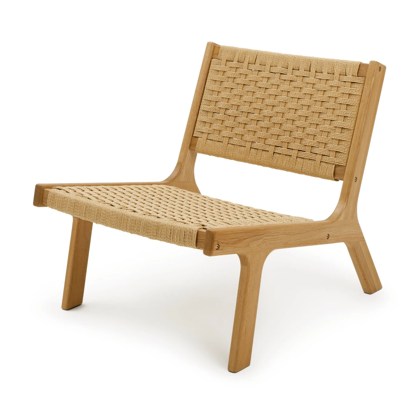 Habitat Faro Woven Paper Rope and Oak Accent Chair - Natural Habitat Faro Woven Paper Rope And Oak Accent Chair - Natural -Habitat Furni Sales 1950991 R Z002A