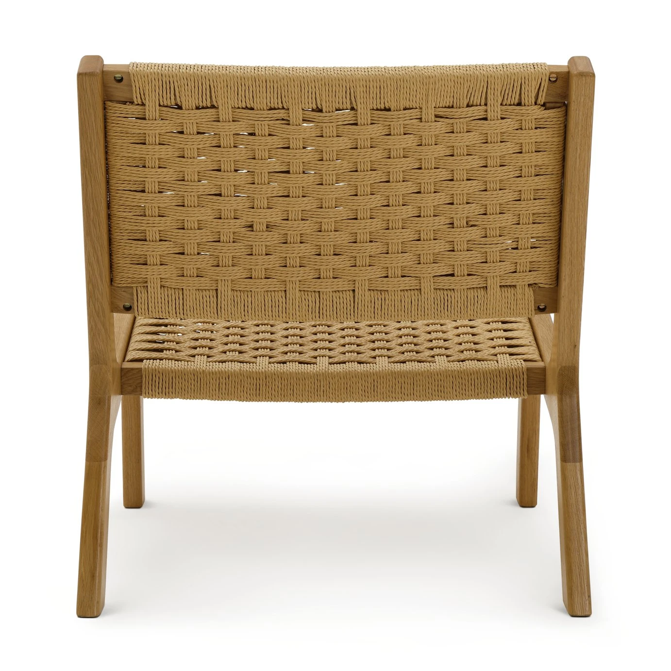 Habitat Faro Woven Paper Rope and Oak Accent Chair - Natural Habitat Faro Woven Paper Rope And Oak Accent Chair - Natural -Habitat Furni Sales 1950991 R Z003A